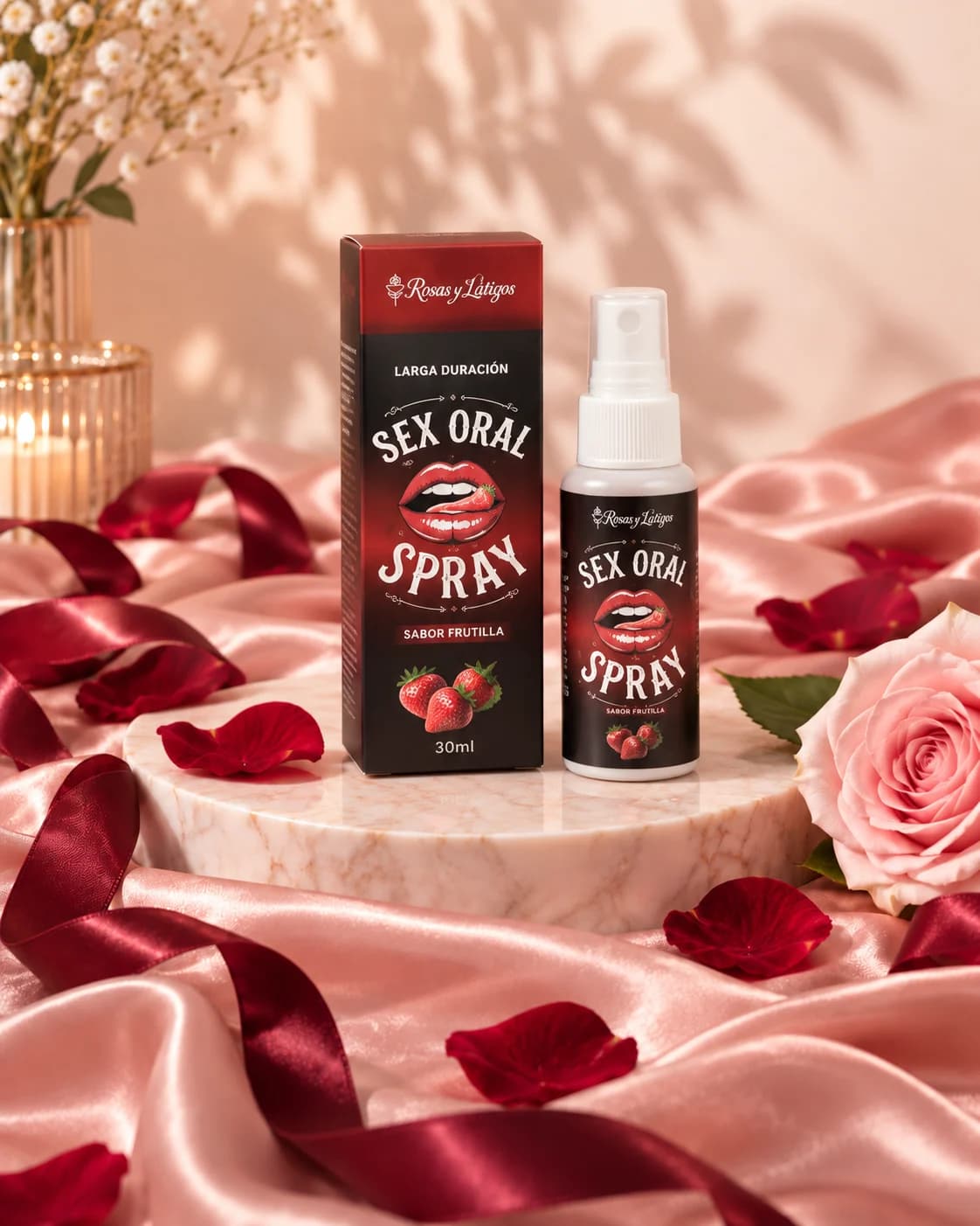 Sex Oral Spray sabor frutilla